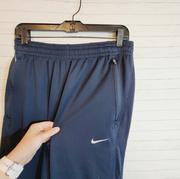 NIKE DRI-FIT DARK BLUE SWEATPANTS, SZ LARGE - Picture 5 of 14